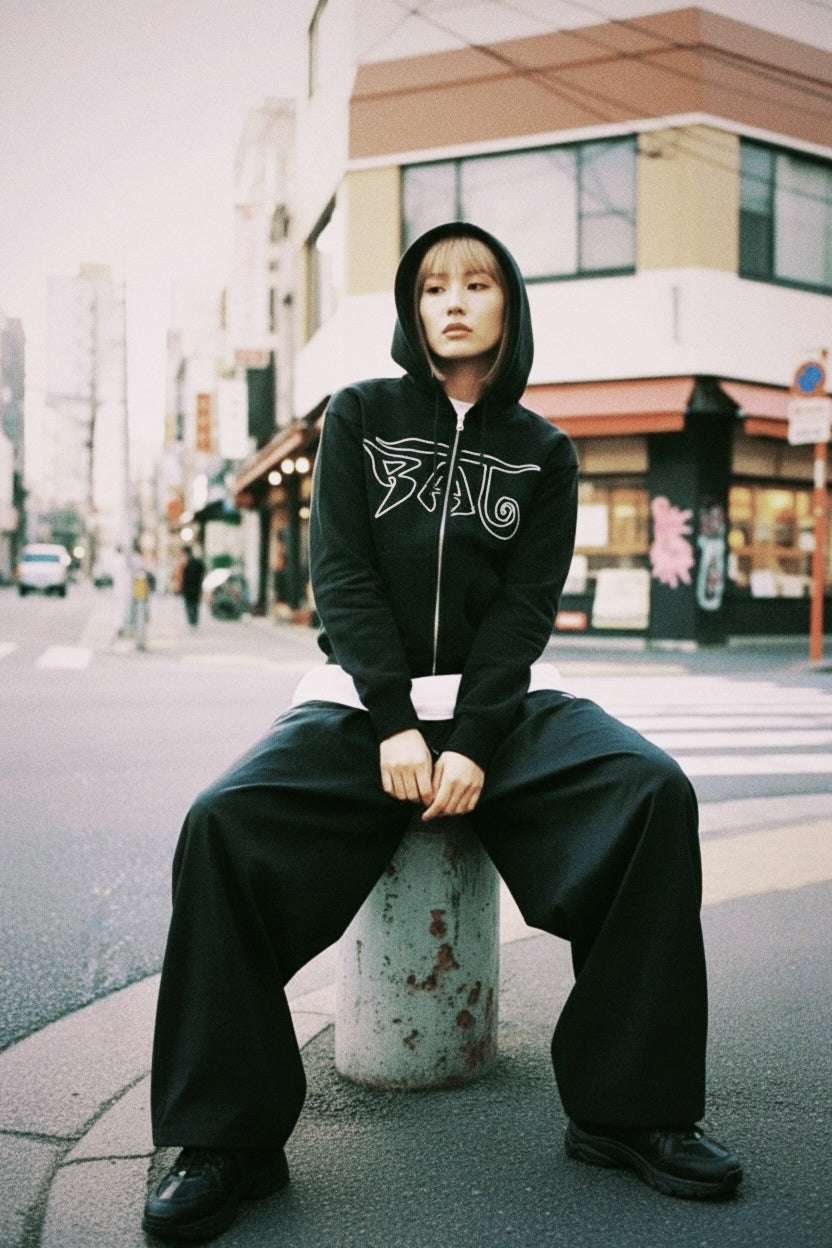 RAT Monogram Zip Hoodie – Radiant Youth