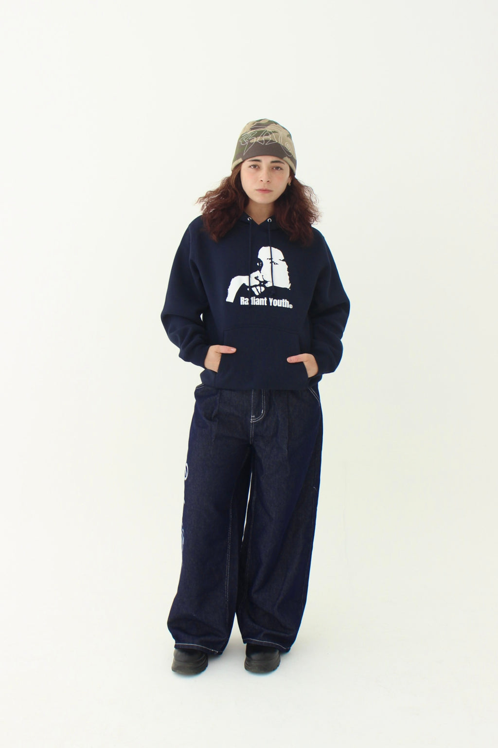 24 FACE LOGO PULLOVER HOODIE