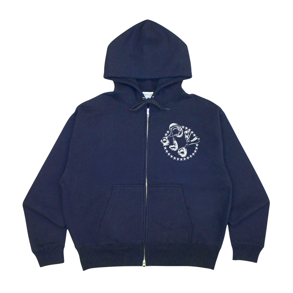STAR CIRCLE ZIP HOODIE