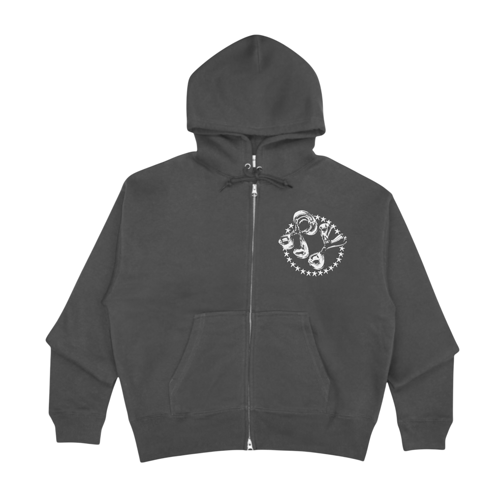 STAR CIRCLE ZIP HOODIE