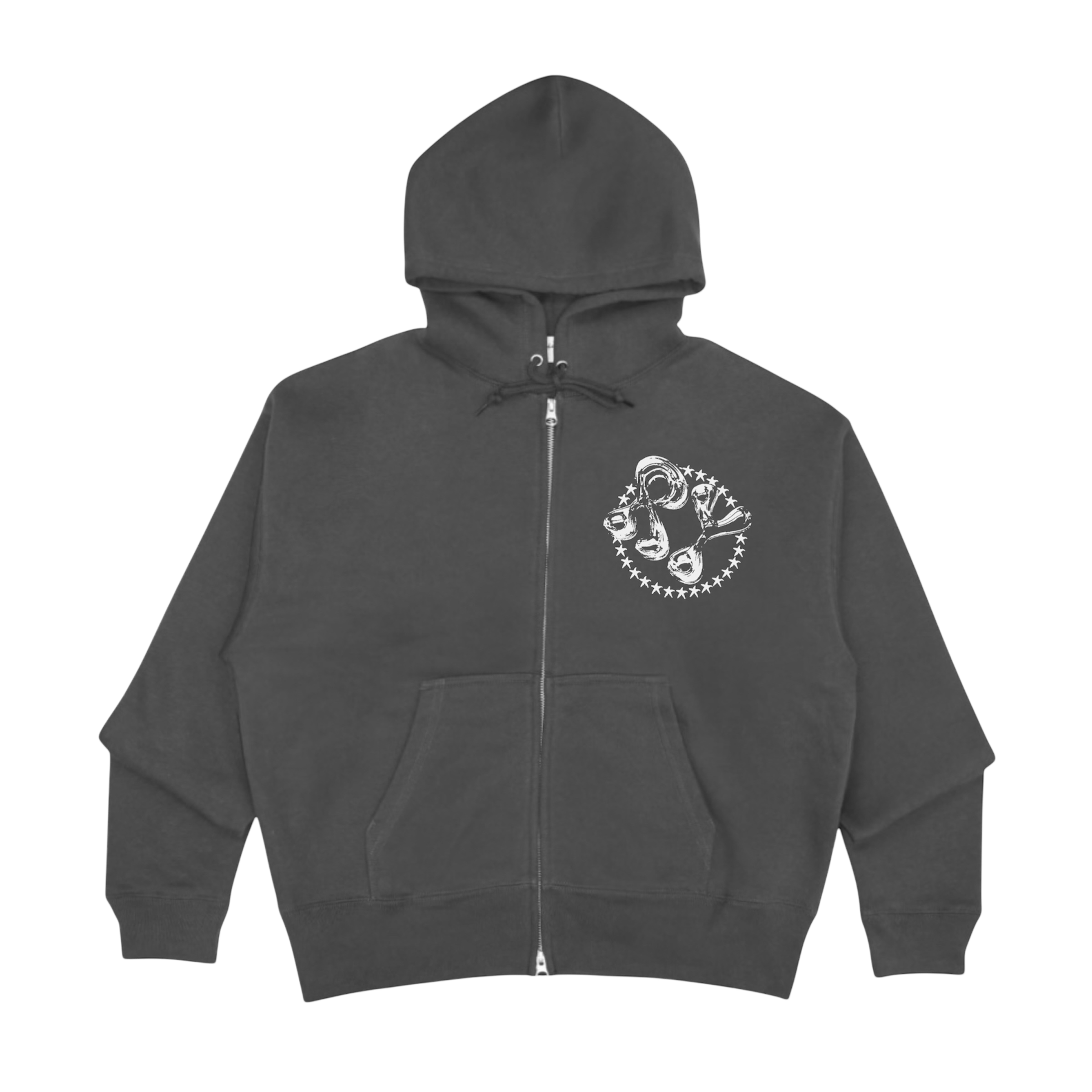 STAR CIRCLE ZIP HOODIE