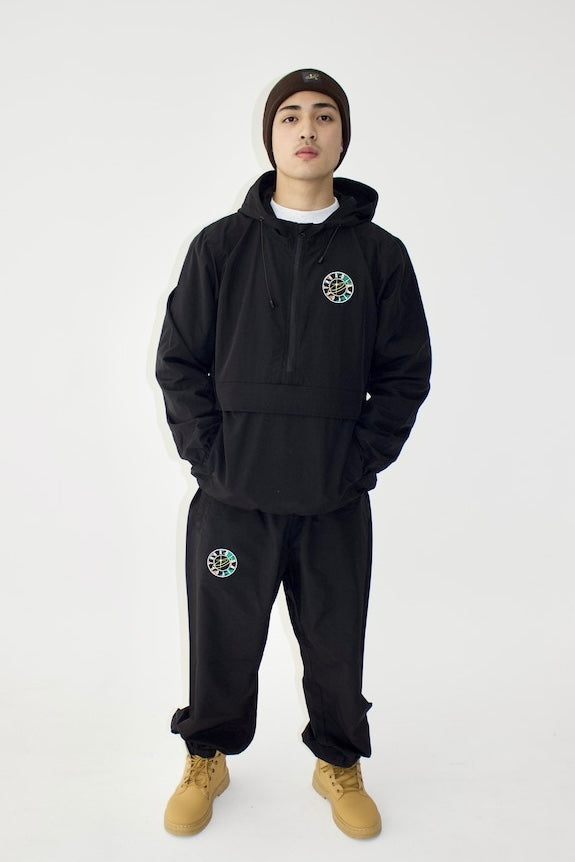 SPARKLE PATCH ANORAK HOODIE