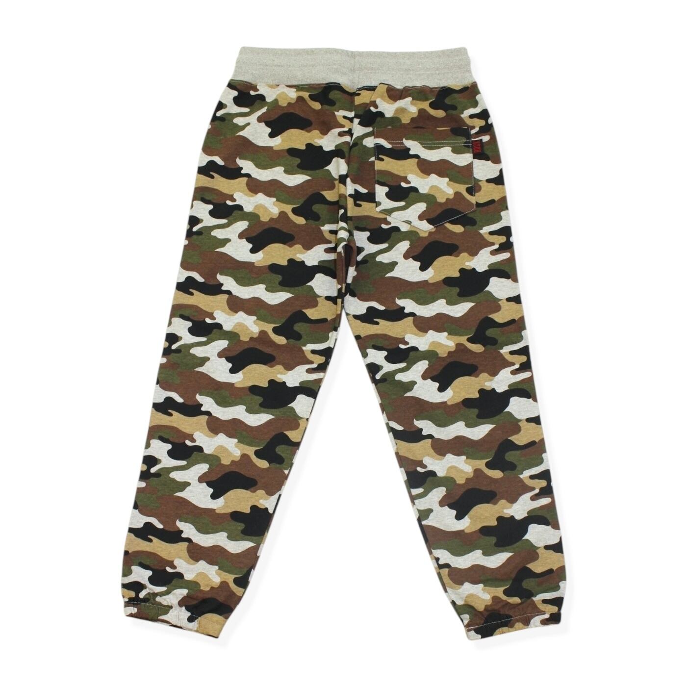 SPARKLE PATCH CAMOUFLAGE SWEAT PANTS