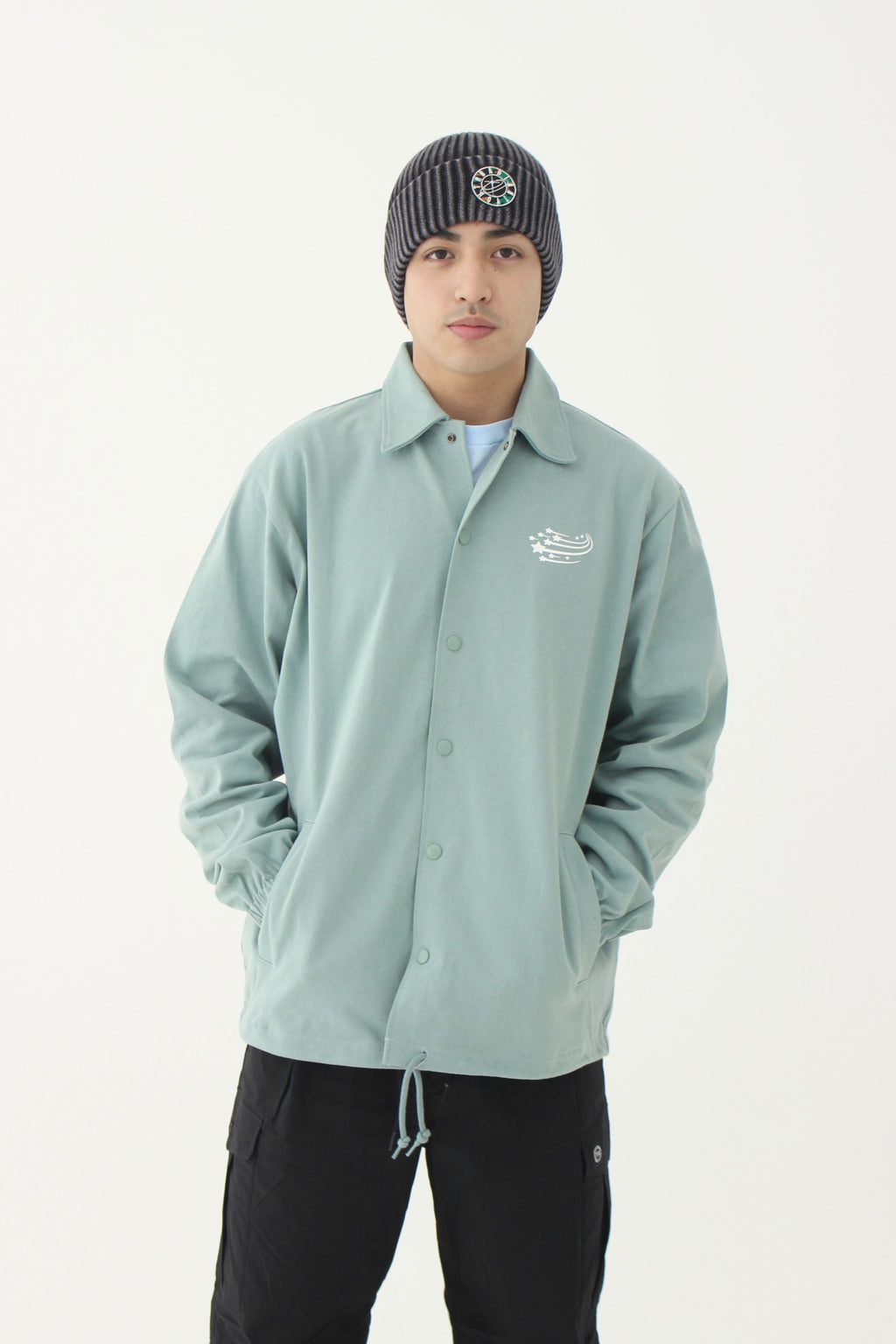 SPARKLE PATCH KNIT CAP