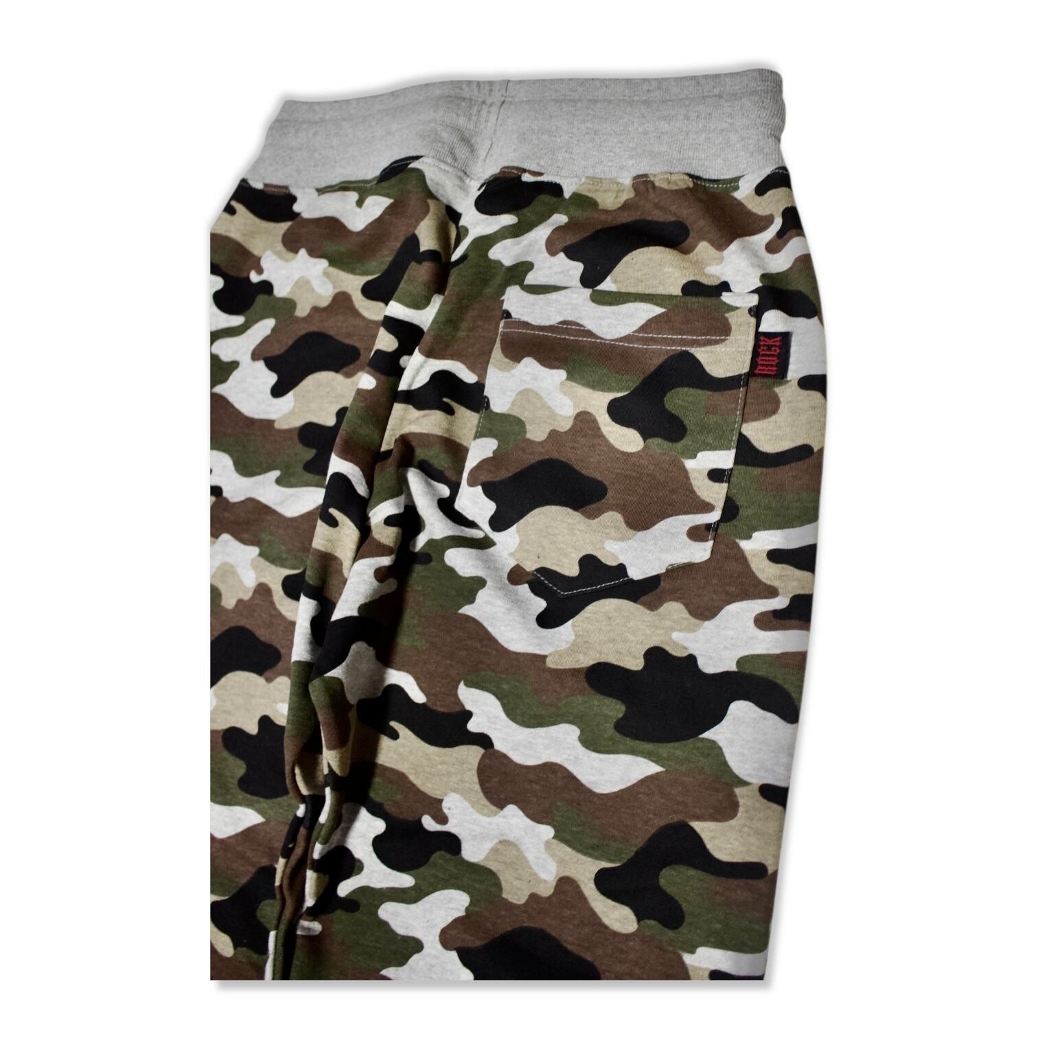 SPARKLE PATCH CAMOUFLAGE SWEAT PANTS