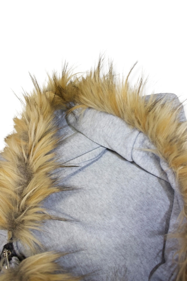 SPARKLE PATCH FUR HOODIE 2