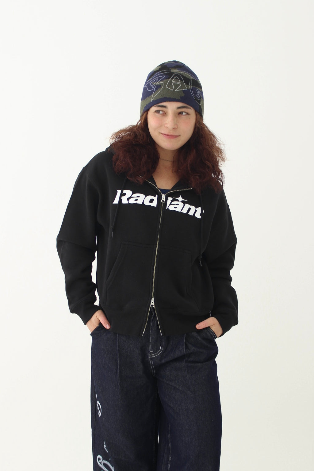 RAT MONOGRAM CAMO KNIT CAP