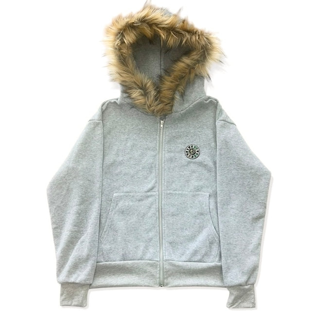 SPARKLE PATCH FUR HOODIE 2