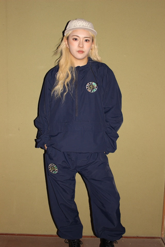 SPARKLE PATCH ANORAK HOODIE