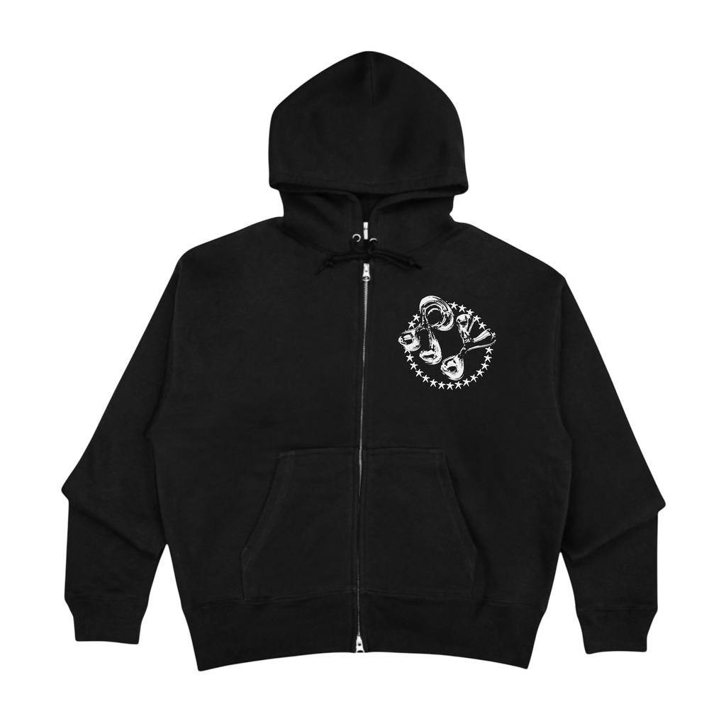 STAR CIRCLE ZIP HOODIE