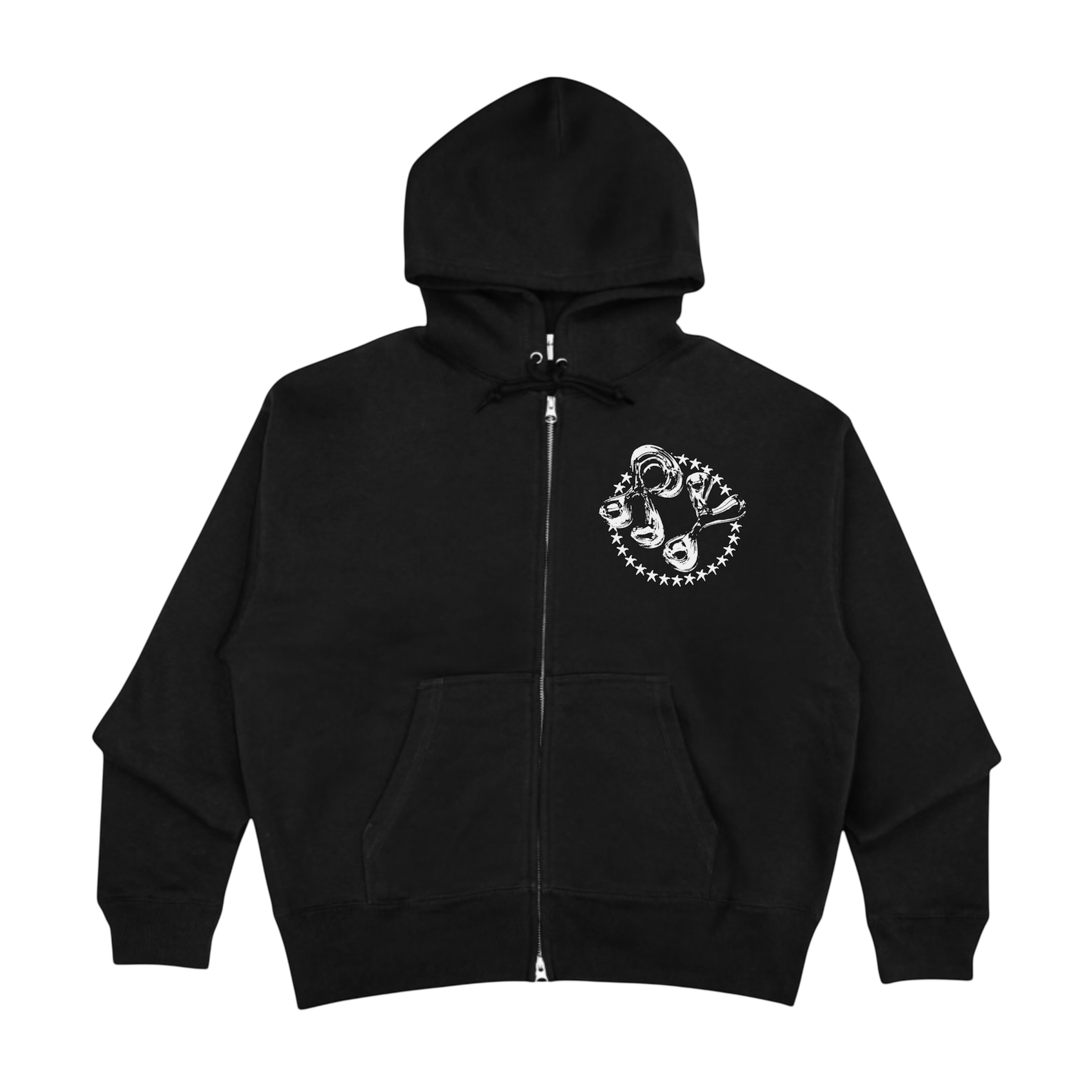 STAR CIRCLE ZIP HOODIE