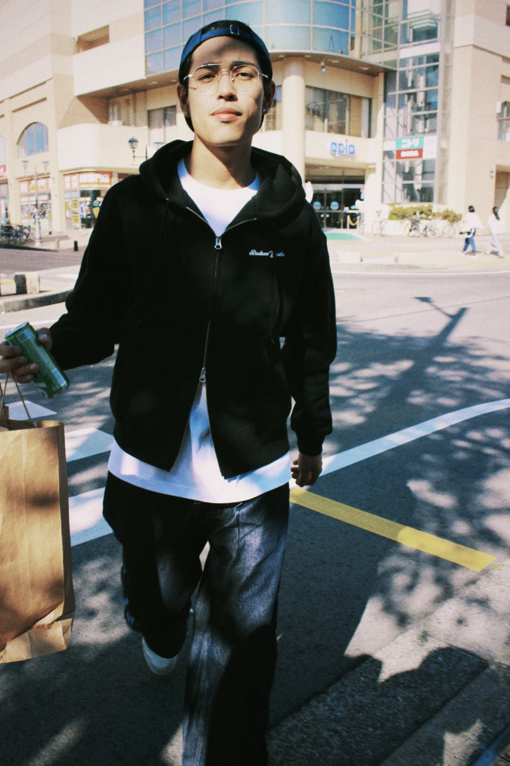 BASIC LOGO ZIP HOODIE