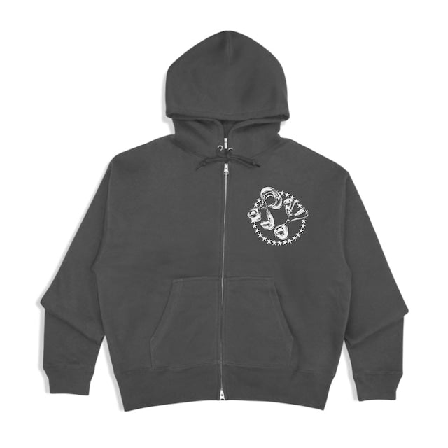 STAR CIRCLE ZIP HOODIE
