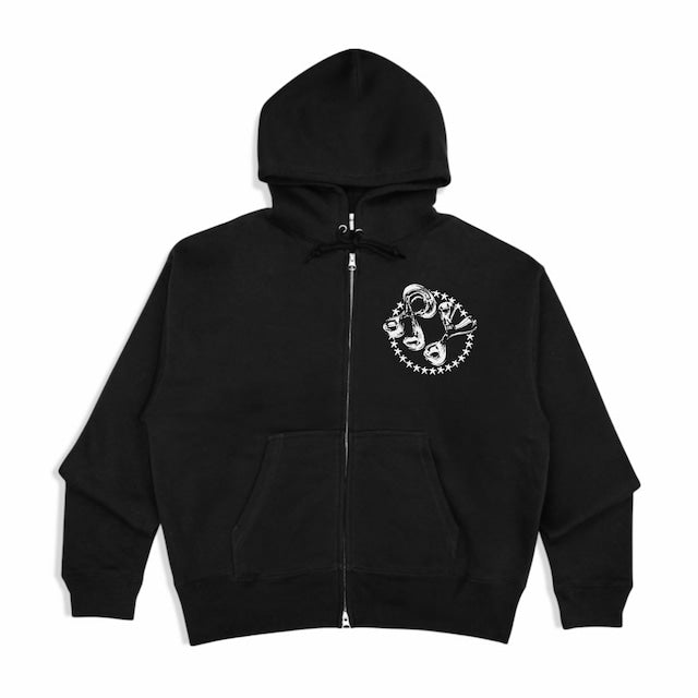 STAR CIRCLE ZIP HOODIE