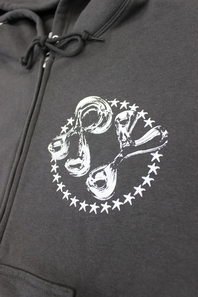 STAR CIRCLE ZIP HOODIE