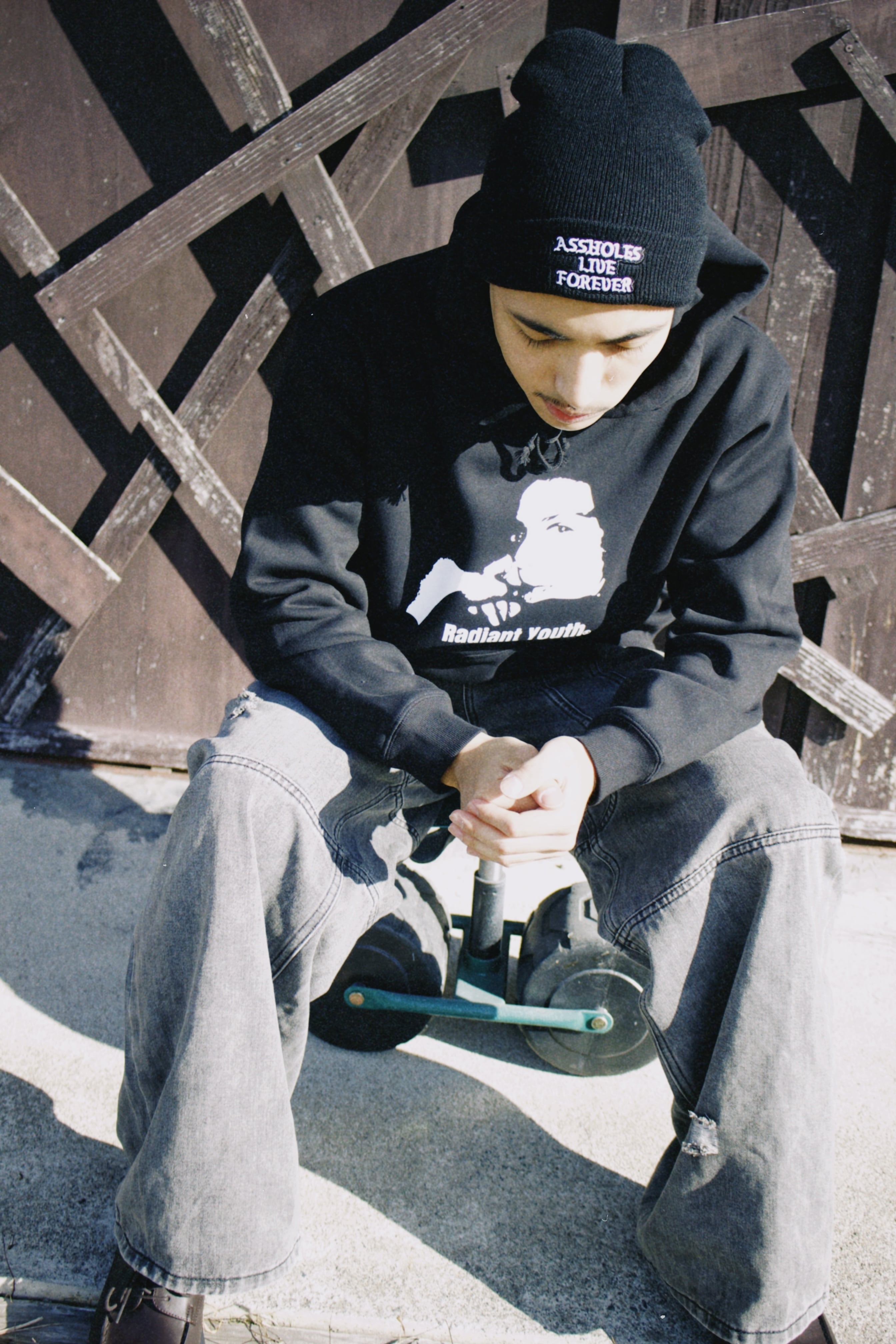 24 FACE LOGO PULLOVER HOODIE