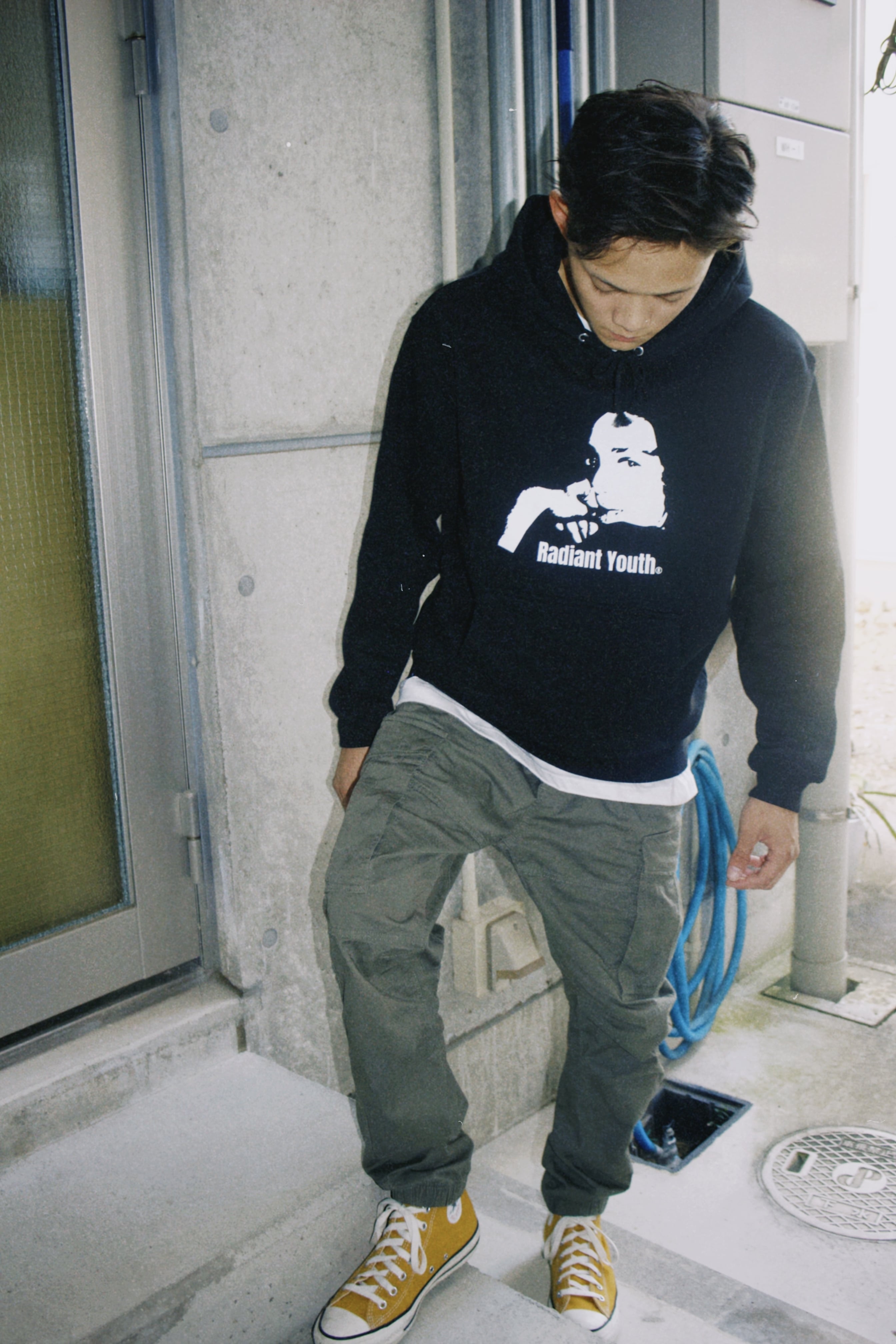 24 FACE LOGO PULLOVER HOODIE