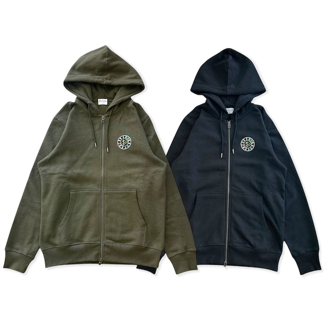 SPARKLE LOGO ZIP HOODIE