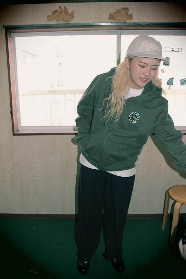 SPARKLE LOGO ZIP HOODIE