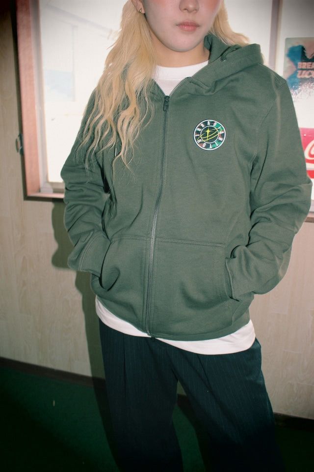 SPARKLE LOGO ZIP HOODIE