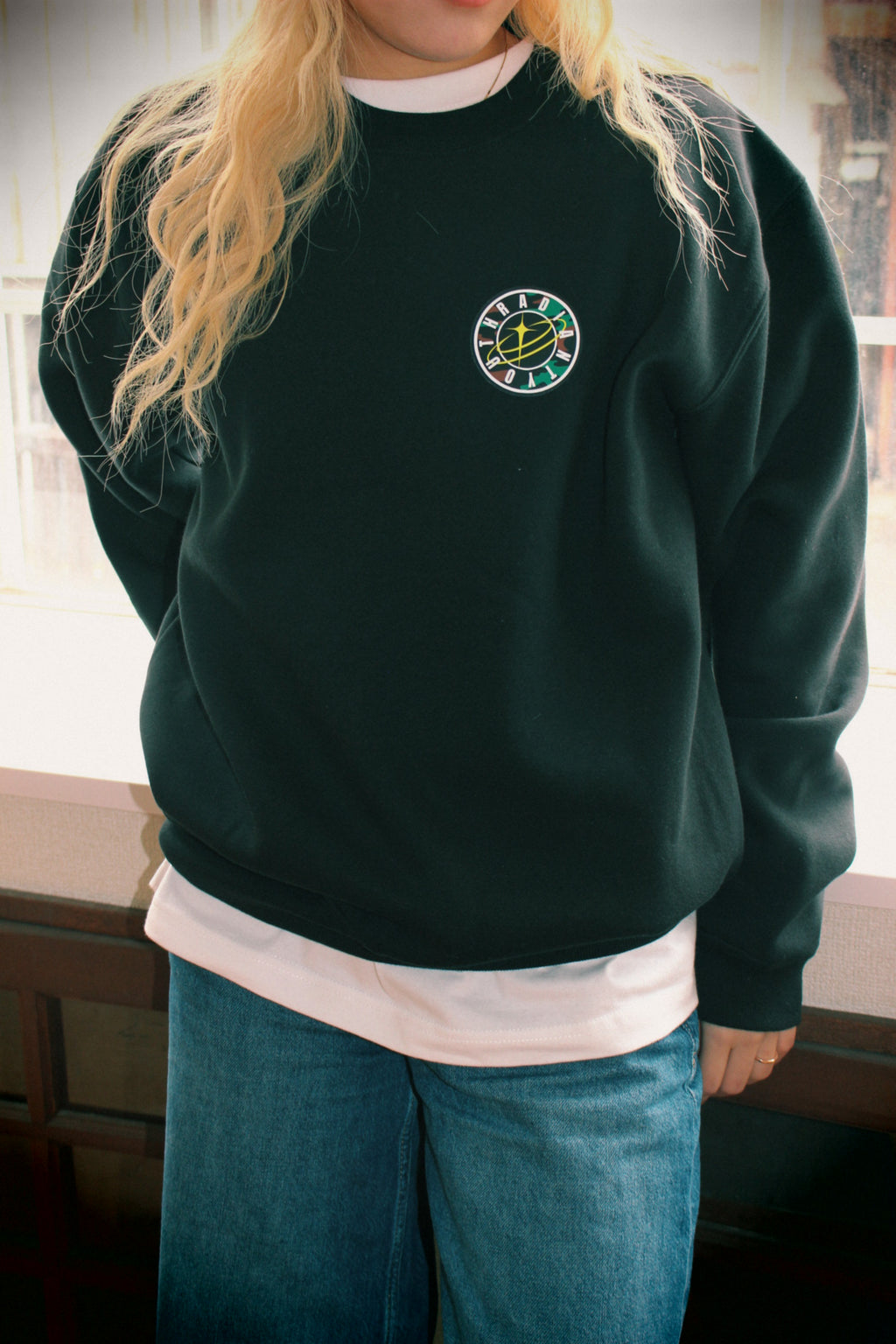 SPARKLE LOGO SWEATSHIRT
