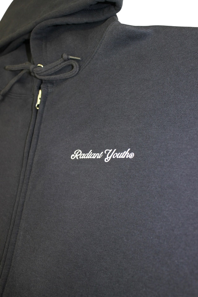 BASIC LOGO ZIP HOODIE