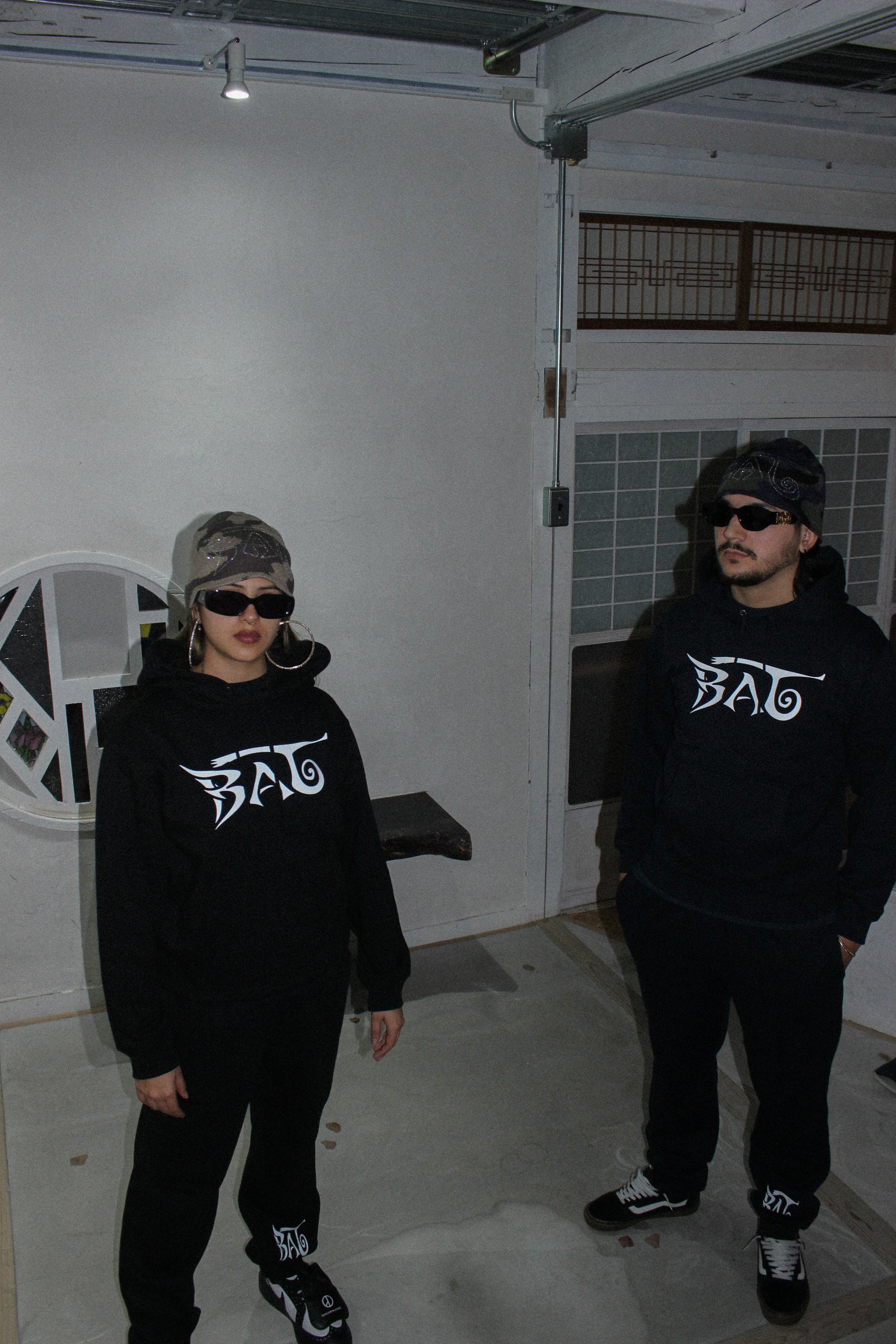 Rat Momogram Stone Camo Beanie